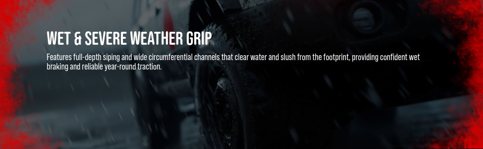Uniroyal Laredo AT tires Wet & Severe Weather Grip