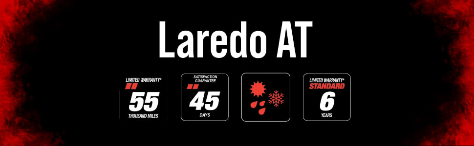 Uniroyal Laredo AT tires footer