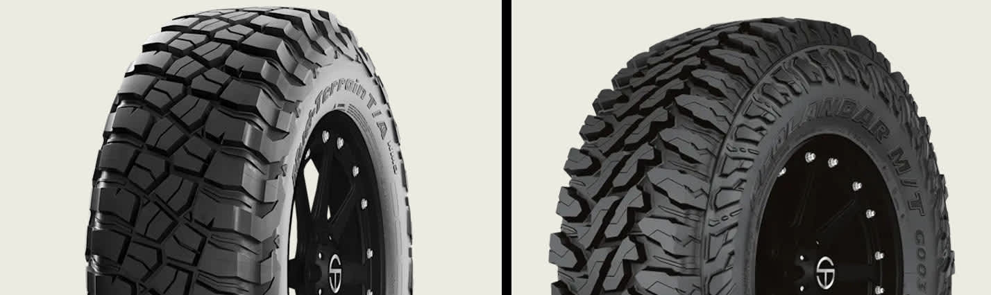 BFGoodrich Mud-Terrain T/A KM3 vs Yokohama Geolandar M/T G003 tires