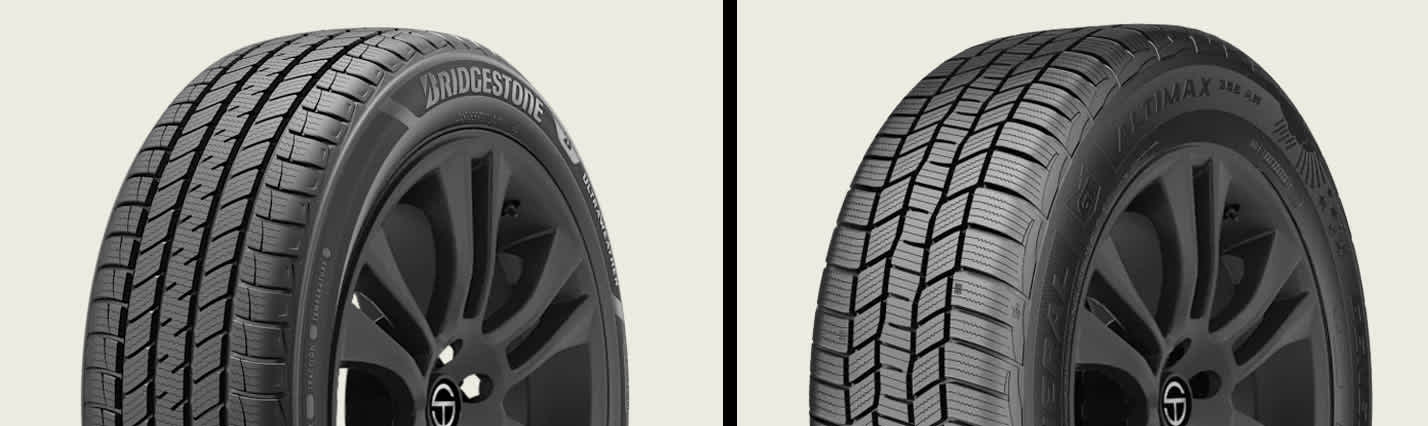 Bridgestone UltraWeather vs General Altimax 365AW tires side-by-side