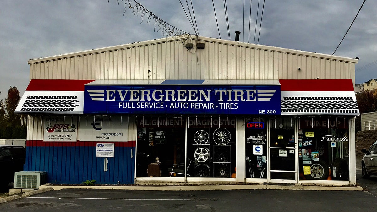 Evergreen Tire Auto Repair In Pullman Wa 300 Ne Stadium Way Tire Shop Near Me Simpletire