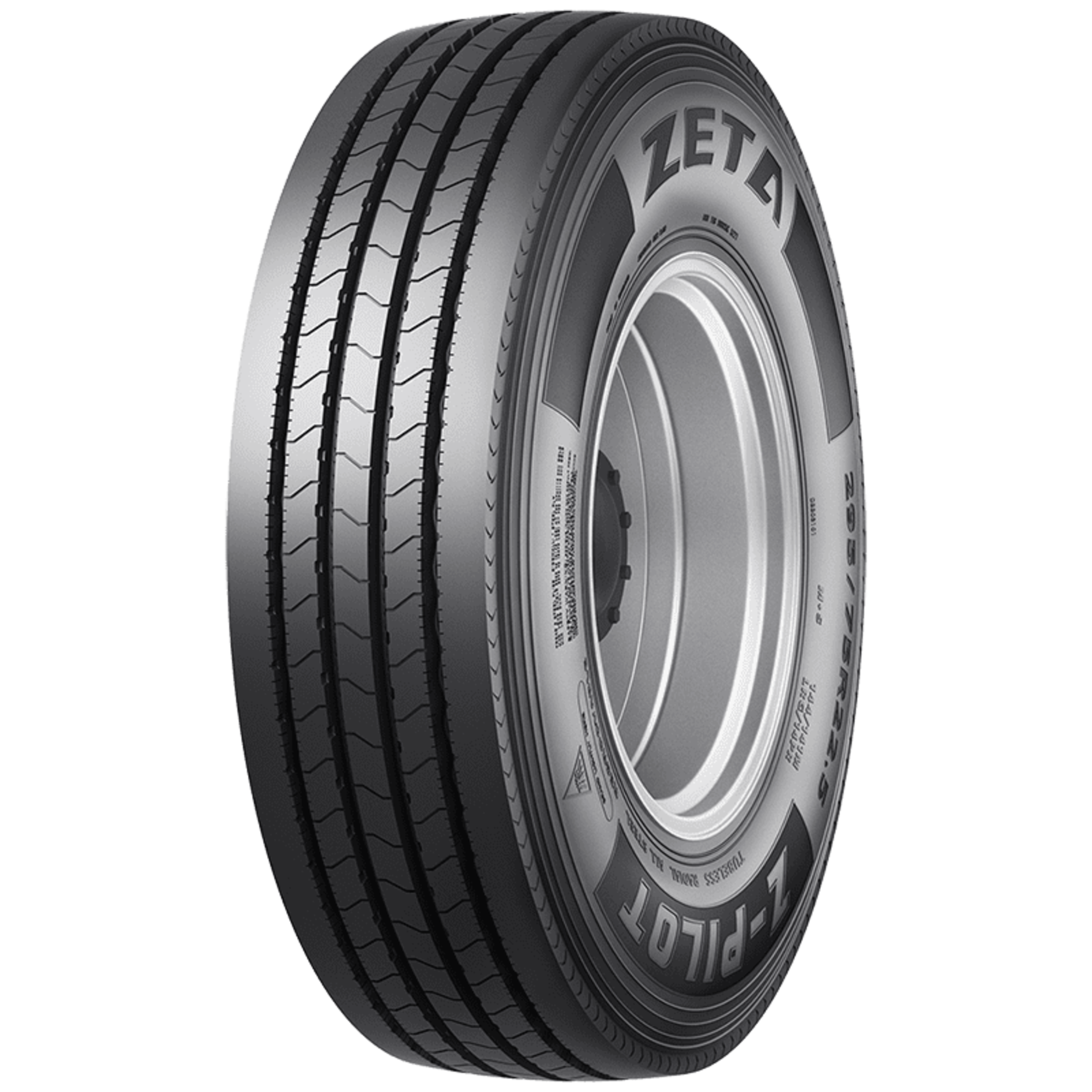 Zeta Z-Miles Commercial Tire – 255/70R22.5 Load H (16 Ply) – All Position, All Season (Single)