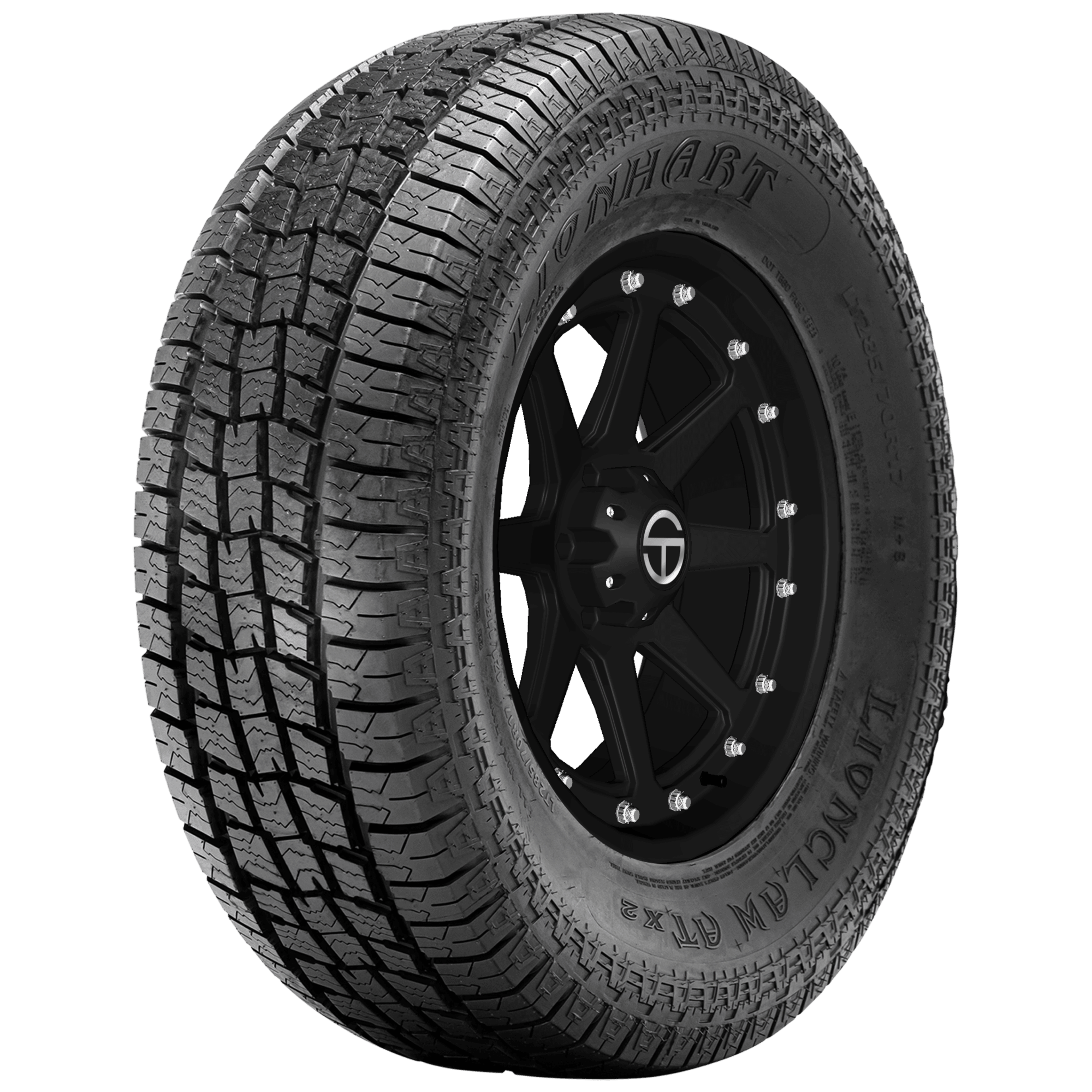 4 New Lionhart Lionclaw ATX2 Tires LT265/75R16 123/120S E 10 Ply - All Terrain, 32" Diameter, Black Sidewall